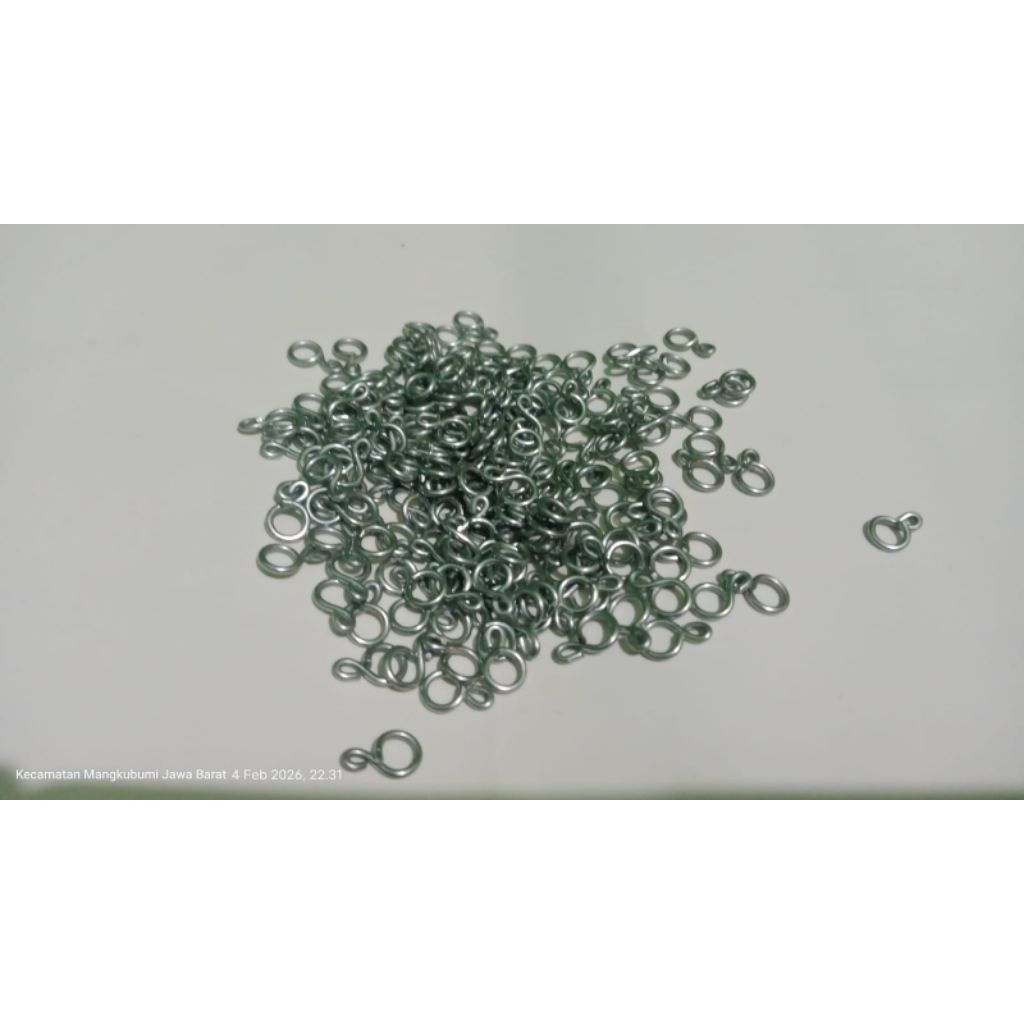 1 LILIT LEBIH MURAH 100 PCS RING 8 MURAH BAHAN BUAT JRAT AYAM HUTAN DAN BURUNG SAWAH