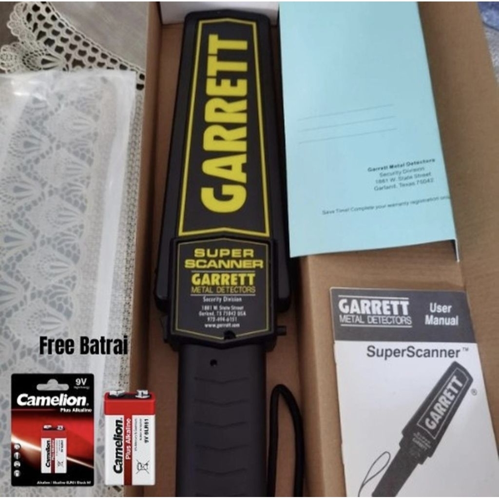 Metal Detector GARRETT USA Alat Security