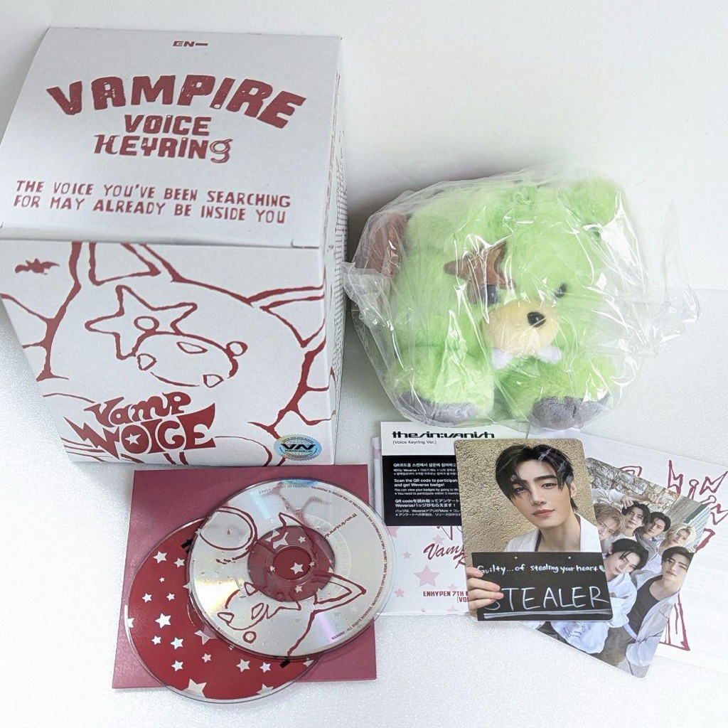 [ READY ] Official Voice Keyring Sunghoon Enhypen The Sin Vanish