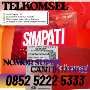 Promo Kartu Prabayar Telkomsel Kartu cantik 12 Digit Bonus Kuota Bisa Di gunakan di semua wilayah Ka