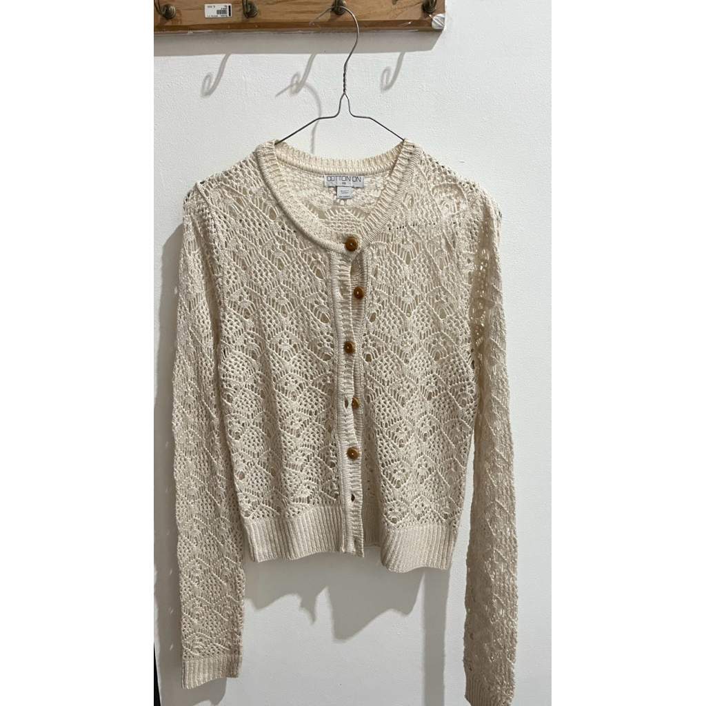 preloved cardigan rajut cotton on