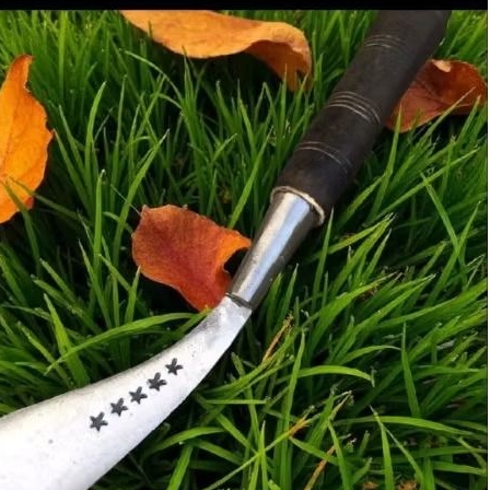 alat tani aret rumput bintang lima ori baja pir / garan sabit  pisau baja