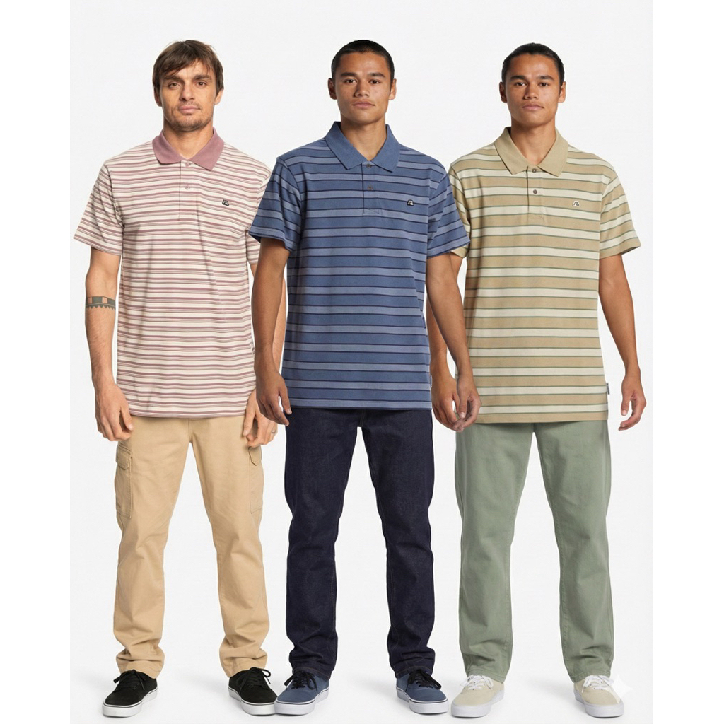 Kaos Polo Pria Quiksilver original