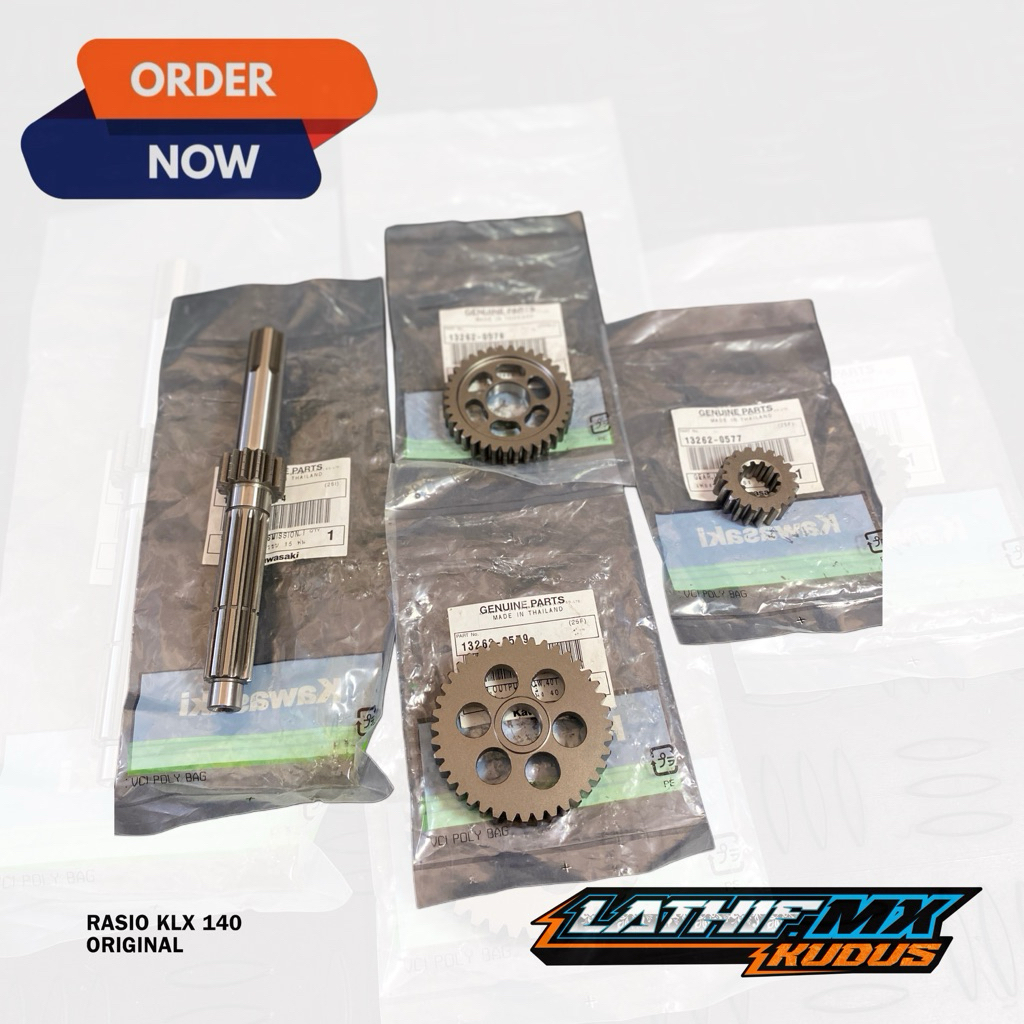 GIGI RASIO SET KLX 140 PNP KLX 150 RASIO 1 2 KLX 140