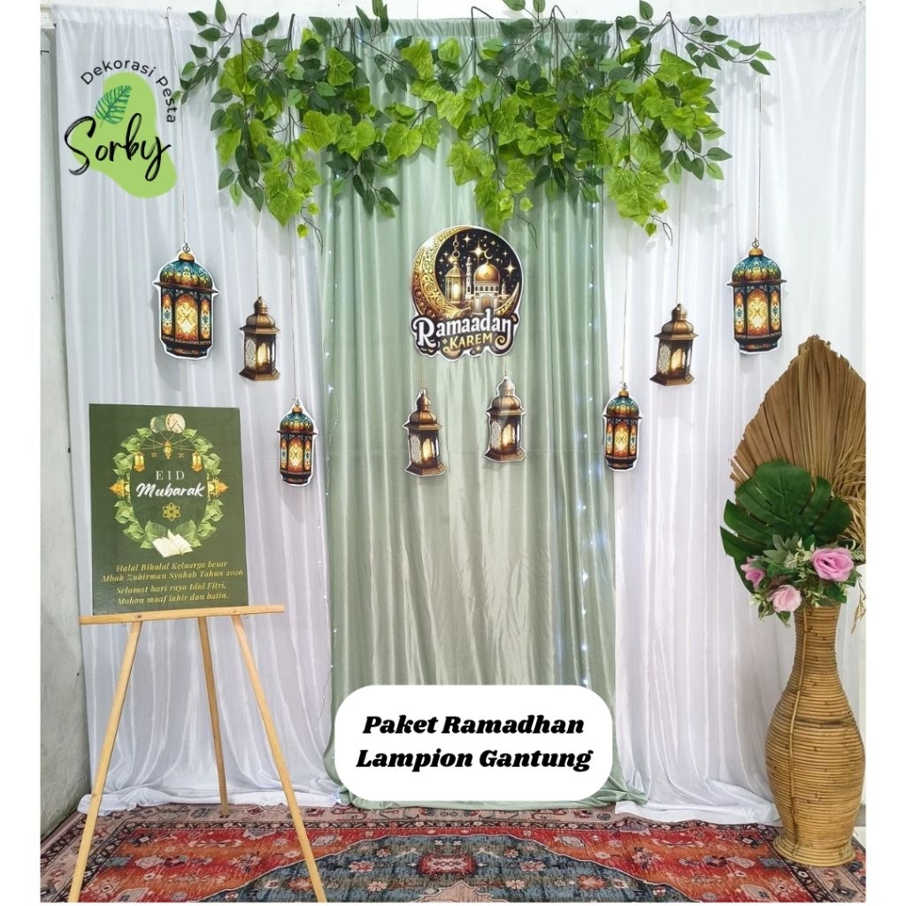 Dekorasi Ramadhan Idu fitri lebaran pengajian idul adha