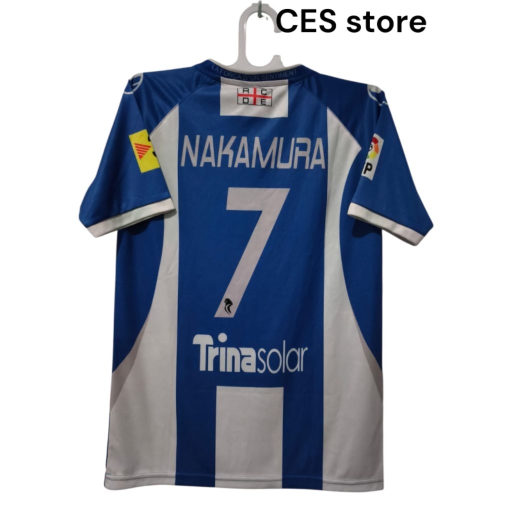 jersey baju bola retro sport casual espanyol nakamura