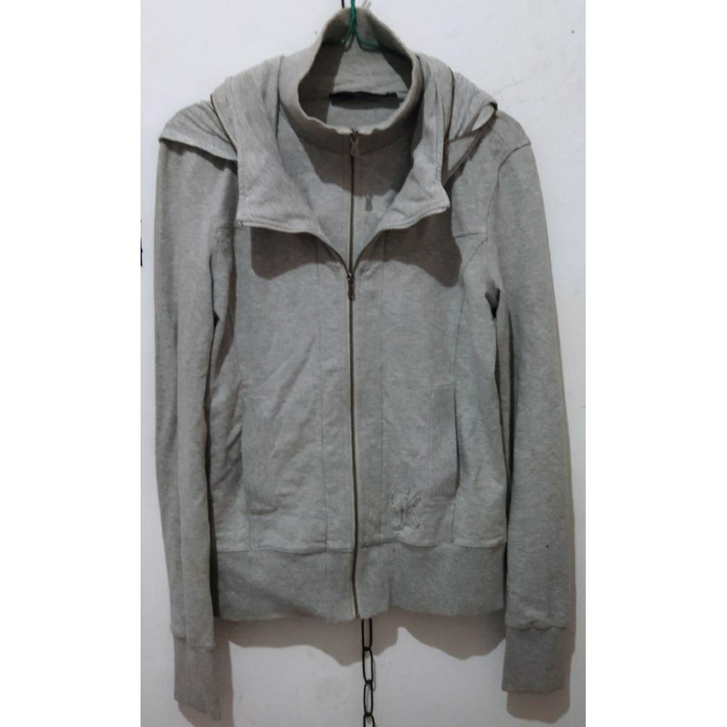Hoodie Zipper wanita calvin klein jeans