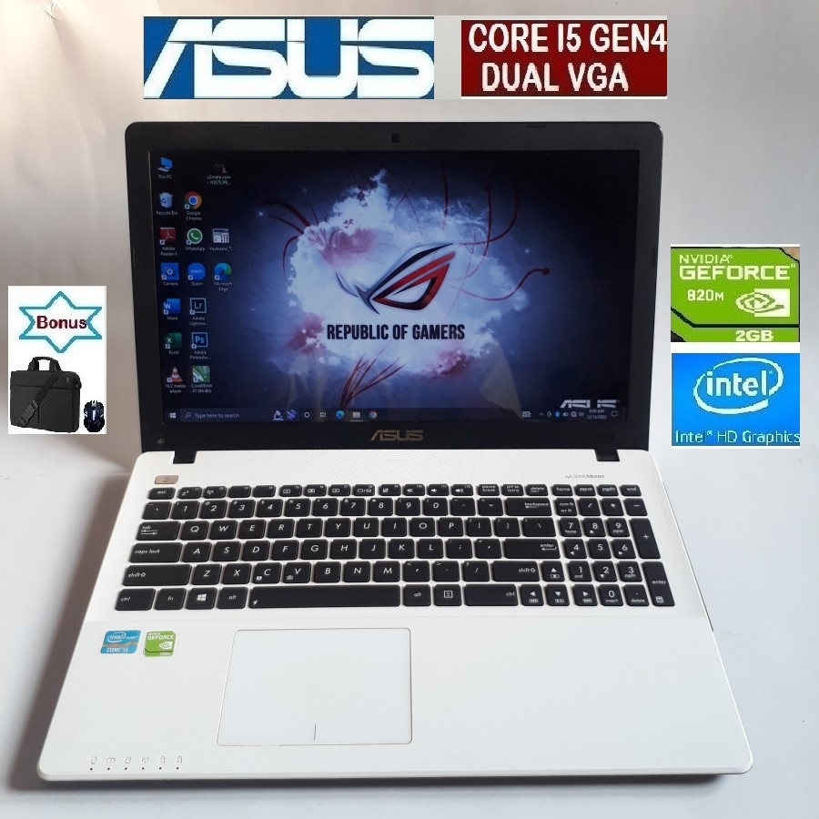 LAPTOP DOBEL VGA NVDIA GEFORCE 2GB CORE I5 SSD 2562 GB