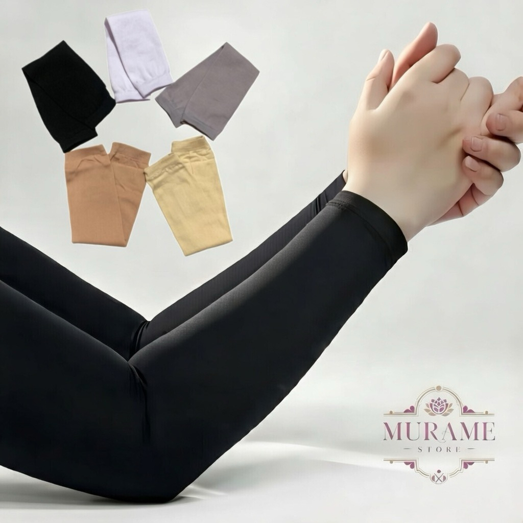 MURAME Manset Lengan Panjang Handsock Deker Tangan Wanita Muslimah Premium