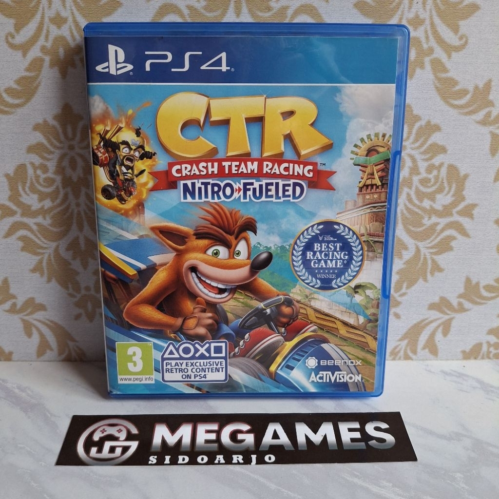 Kaset Bd Ps4 Crash Team Racing Nitro Fueled / CTR - Second/Bekas