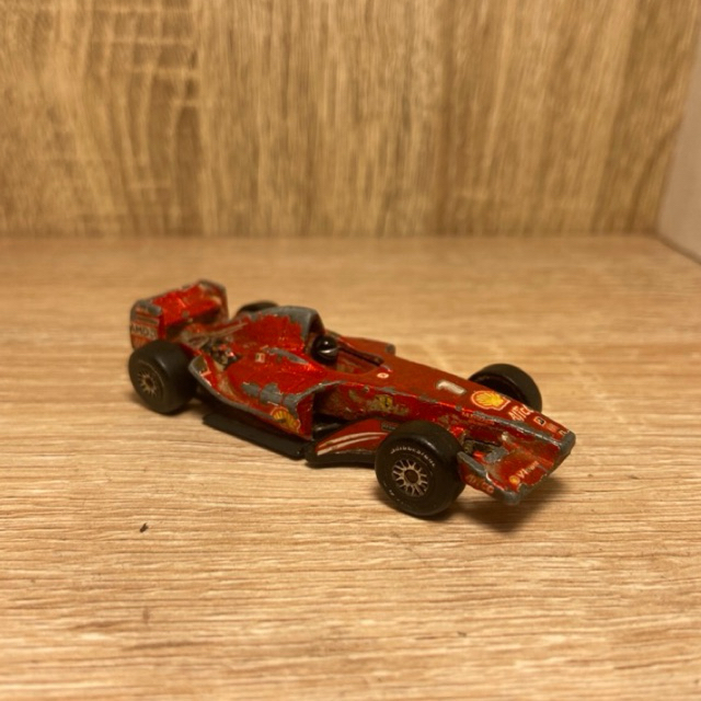 Hot Wheels Ferrari Grand Prix Racer junk parah & patah