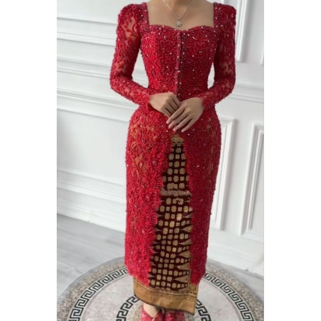 kebaya pengantin batak, wedding dress,