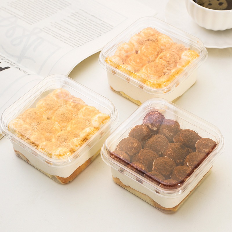 [MIKA DESSERT BOX KOTAK] Korean Dessert Cup Box, Tiramisu Cup, Mika Buah Potong, Salad Buah.
