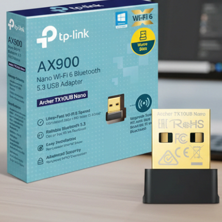 TPLINK ARCHER TX10UB AX900 NANO USB WIFI 6 BT 5.3