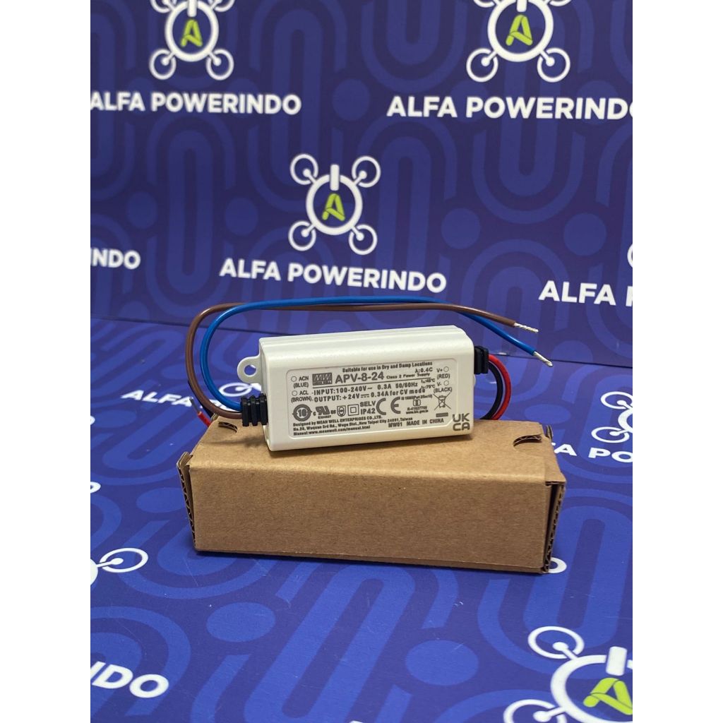 POWER SUPPLY LED DRIVER MEANWELL APV-8-24
