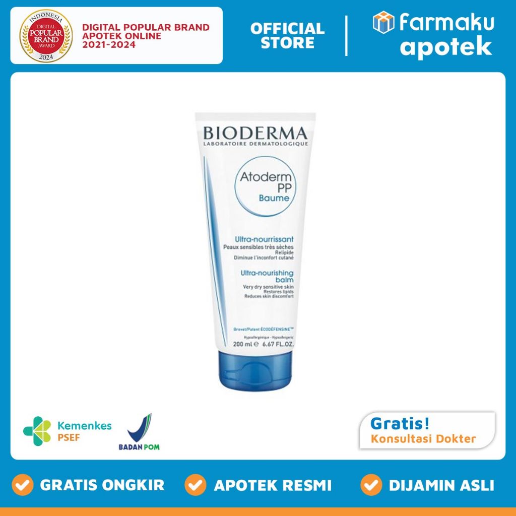 Bioderma Atoderm Ultra Emolient Balm PP Baume 200 ml - HBK