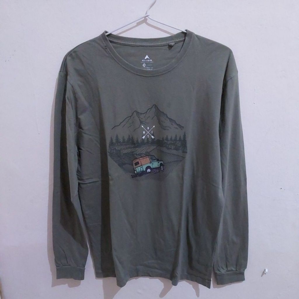 Kaos Lengan Panjang Eiger Original – Kondisi Bagus Minus Kecil