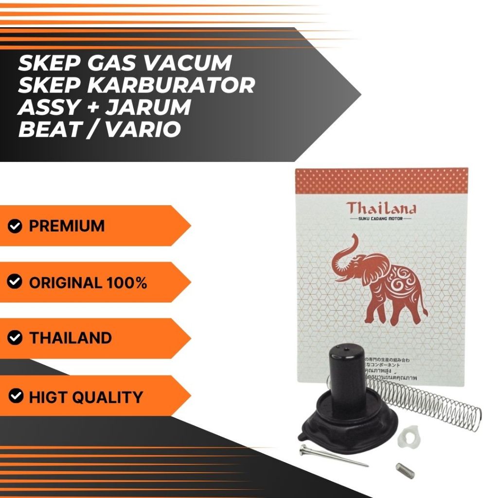 THAILAND SKEP GAS VACUM SKEP GAS KARBURATOR ASSY BEAT VARIO PREMIUM