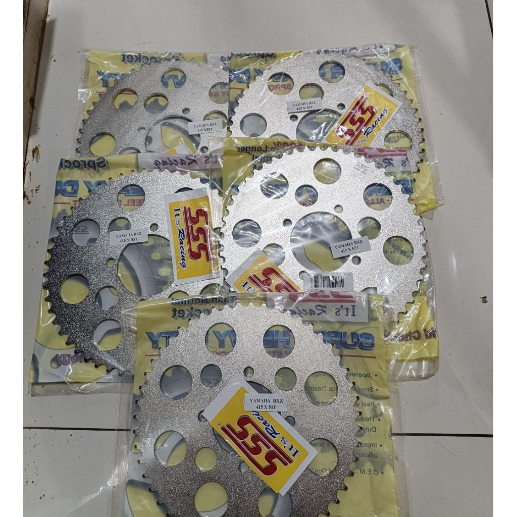 Gear gir jupiter z vega r mx f1zr rx king rxz sss 415 31 - 55 Steel Silver Black Alumunium Gold Blue