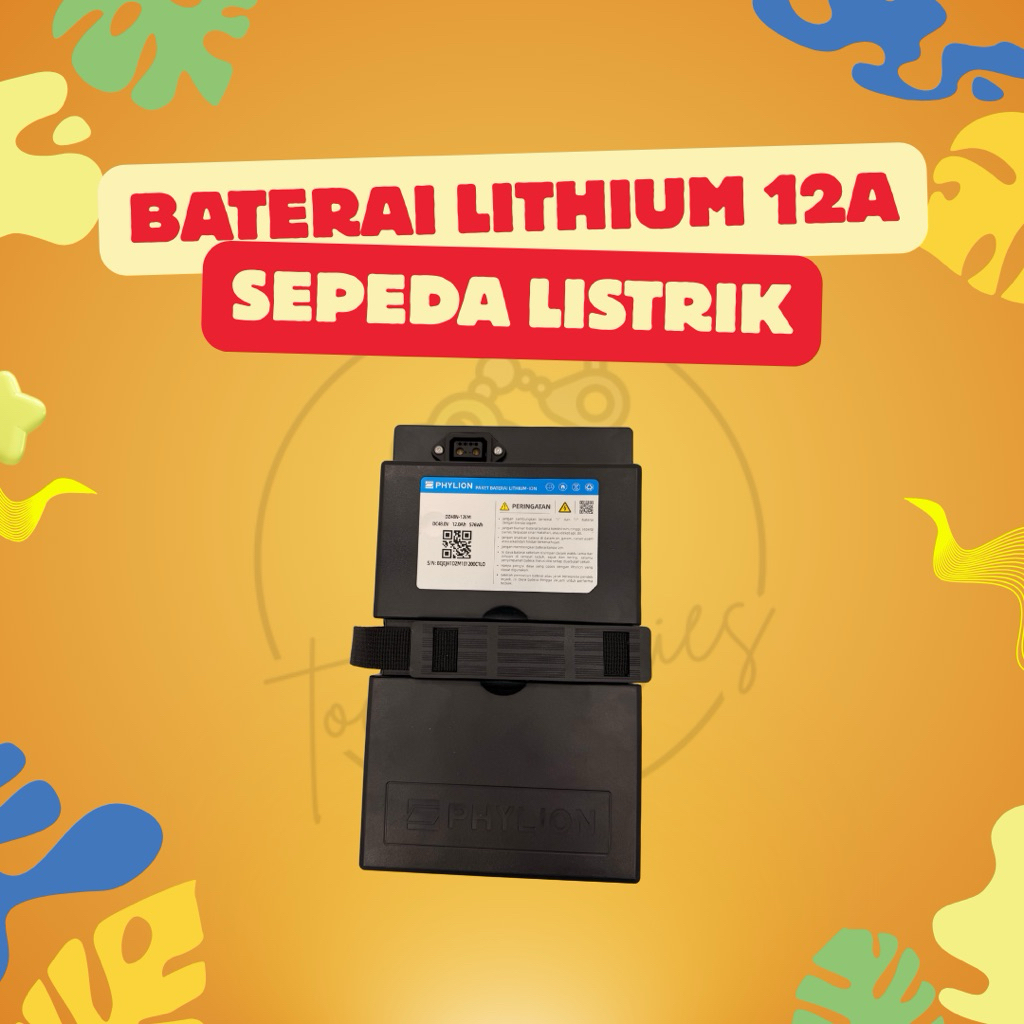 Baterai Lithium 12A Sepeda Listrik