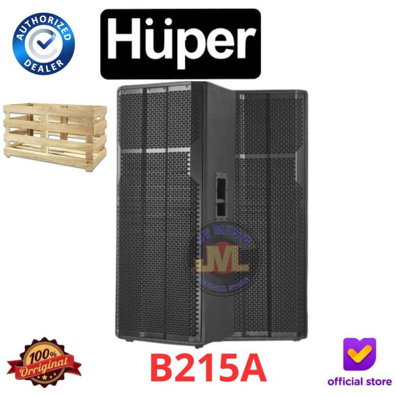 Huper B215A 2x15-Inch Speaker Aktif Huper B-215A Active Speaker