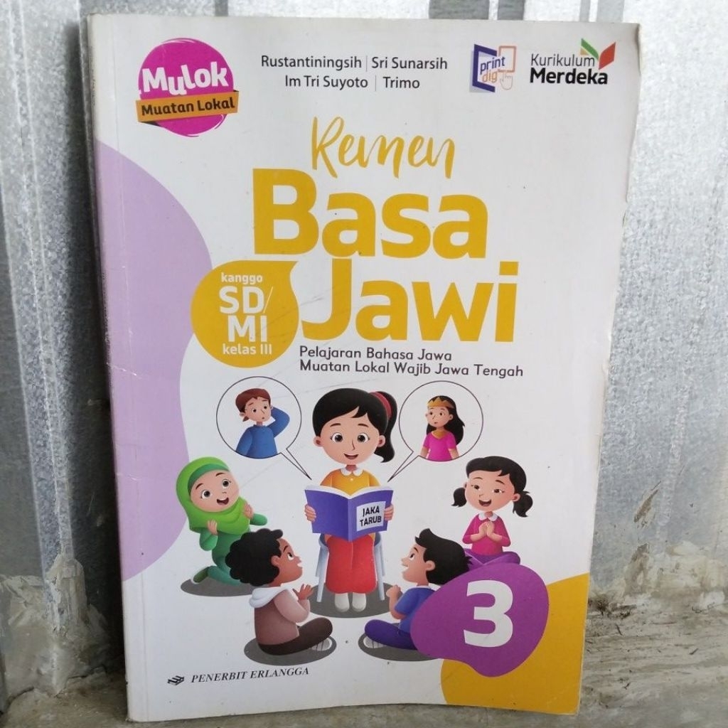 remen basa Jawi kelas 3 SD muatan lokal Jawa tengah