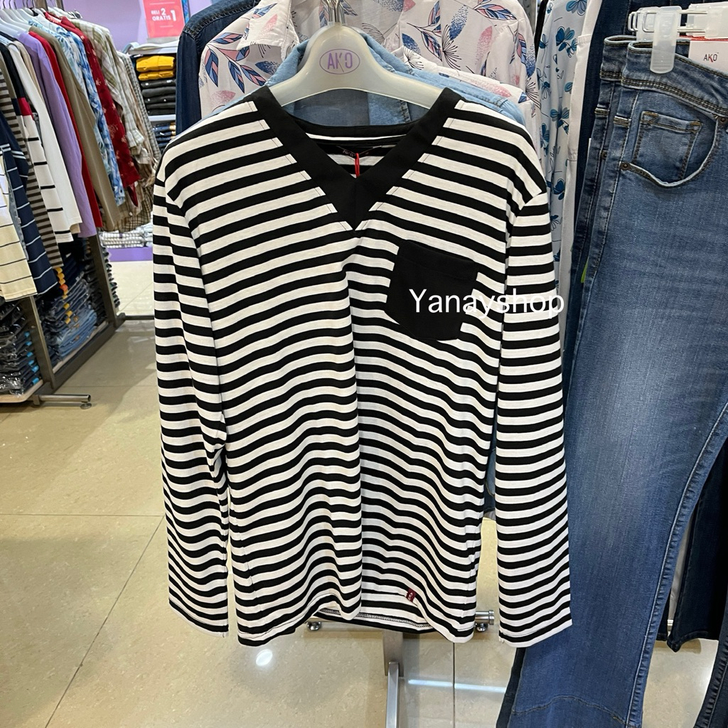 AKO JEANS KAOS WANITA LENGAN PANJANG