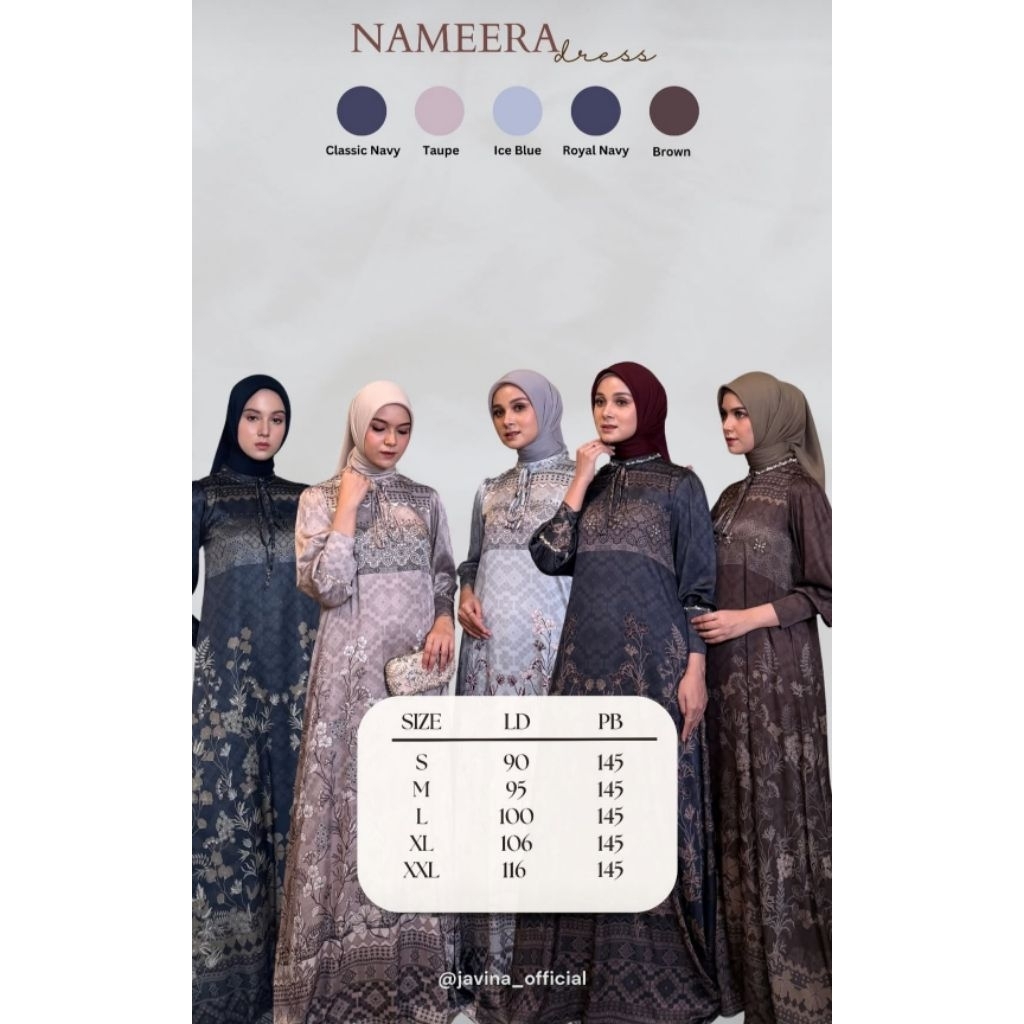 NAMEERA DRESS ORIGINAL by JAVINA_OFFICIAL