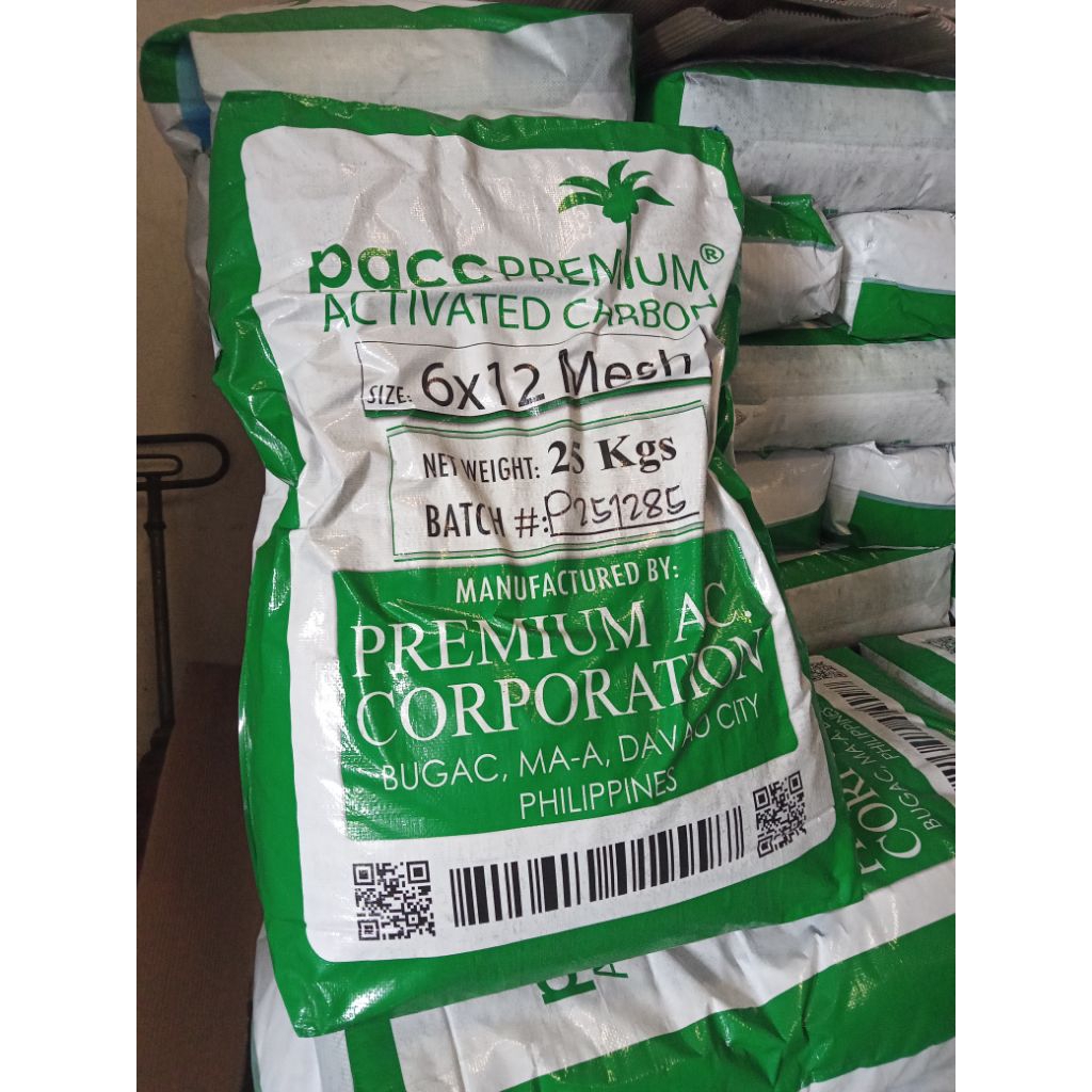 CARBON ACTIVE DAVAO PREMIUM 25 KG/CARBON PRESS ORIGINAL