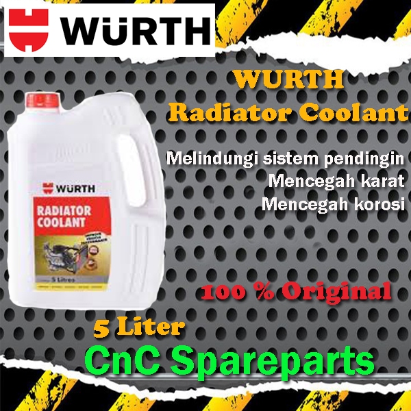 COOLANT RADIATOR WURTH MERAH - RADIATOR COOLANT RED WURTH