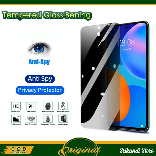 Tempered Glass Anti Spy Bening Tanpa List VivO V50 V40 V29 V27 V25 V23 V21 V20 Vivo V15 V11 V9 Vivo 