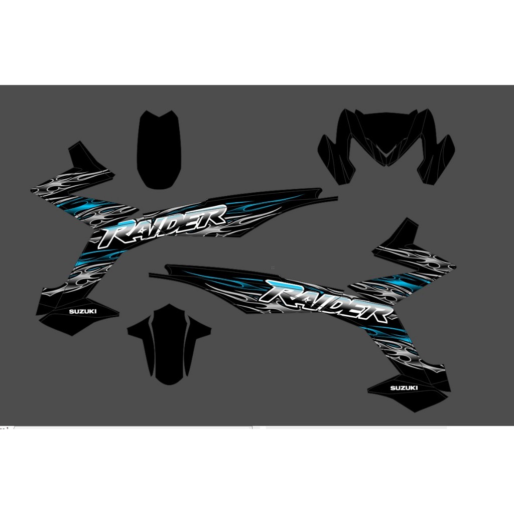 decal satria fu injeksi racing