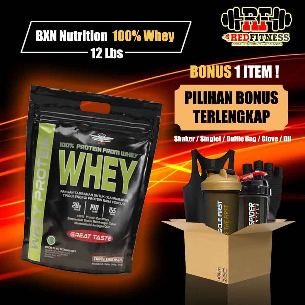 BXN WHEY 12 lbs / BXN 100% Protein From Whey 12 lb BPOM Halal