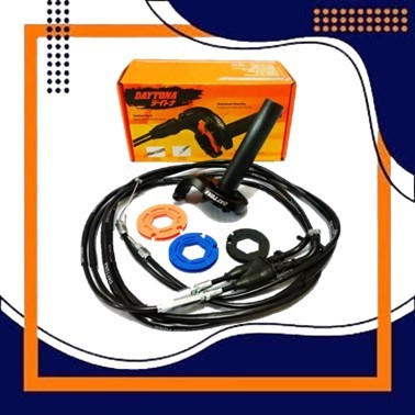 Gas Spontan Daytona  Universal 2 Kabel & 1 Kabel Daytona Original Bahan almunium dengan finishinh po