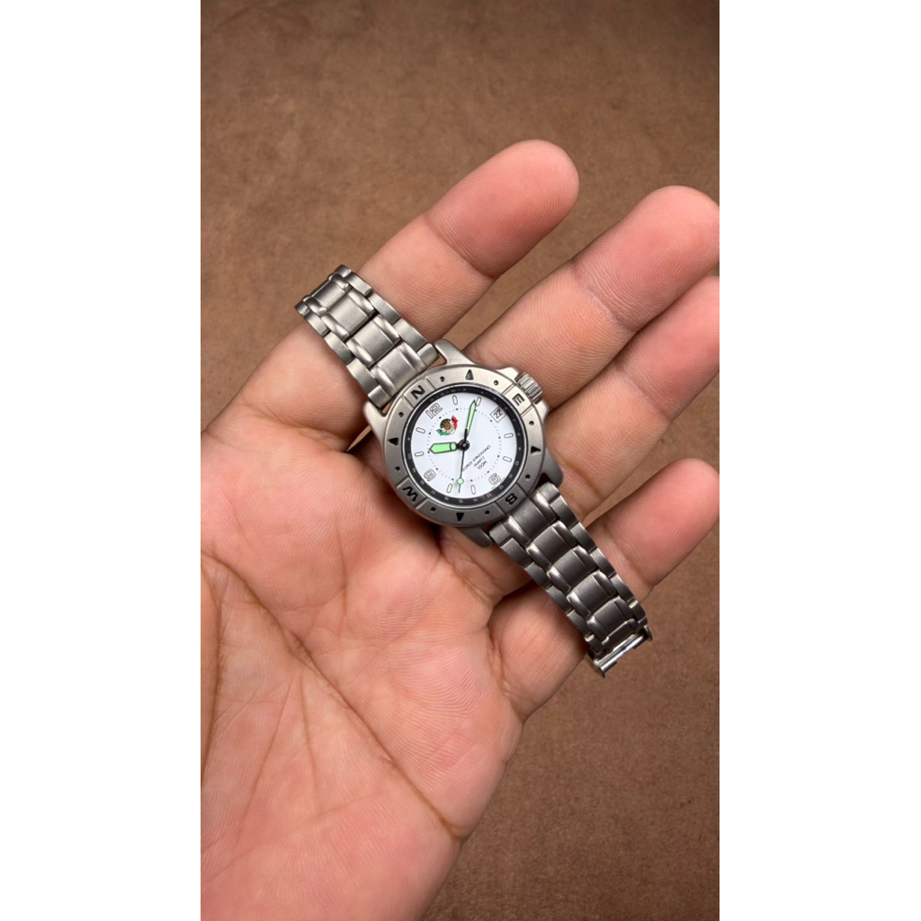 JAM TANGAN WANITA SORDI ERMANNO TITANIUM QUARTZ JAPAN