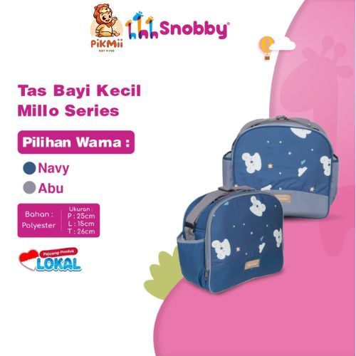 SNOBBY Tas Bayi Kecil Millo Series// pikmii baby kids