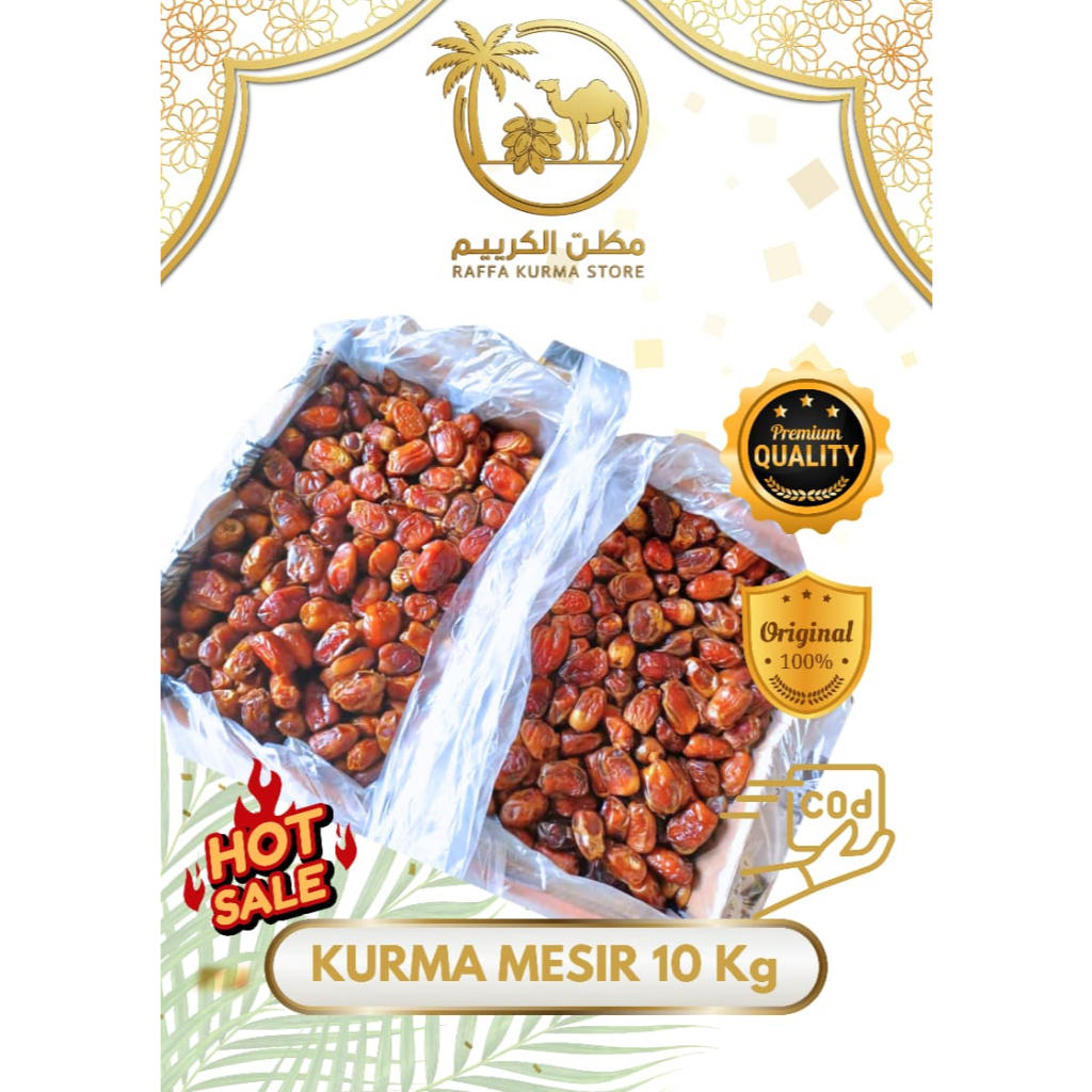 KURMA MESIR GROSIR 10 KG / KURMA MADU MESIR 10 KG / MESIR MADU / COD