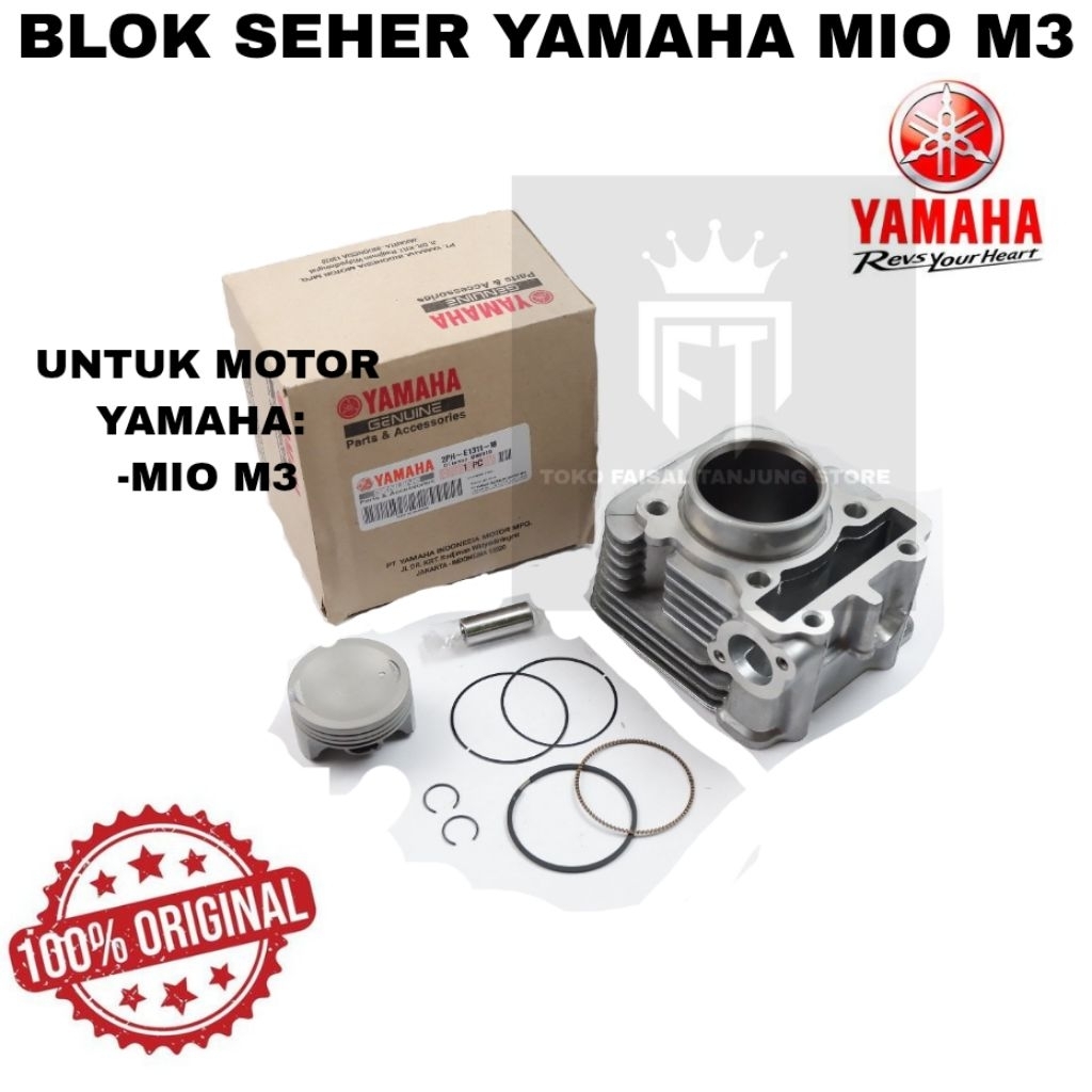 Blok Seher 1 Set Motor Yamaha Mio M3 - 2PH Original faisaltanjung