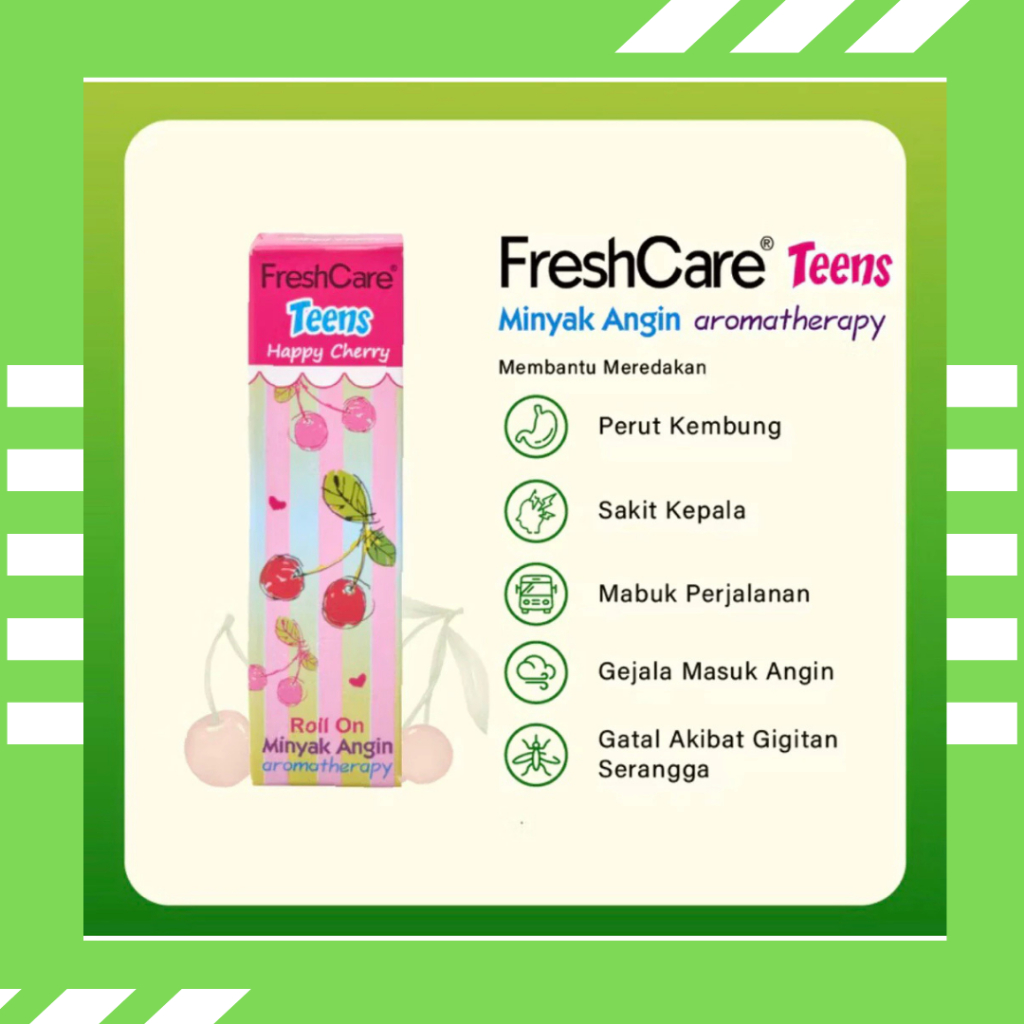 FreshCare Teens Happy Cherry 10ml - Aroma Ringan untuk Remaja & Anak