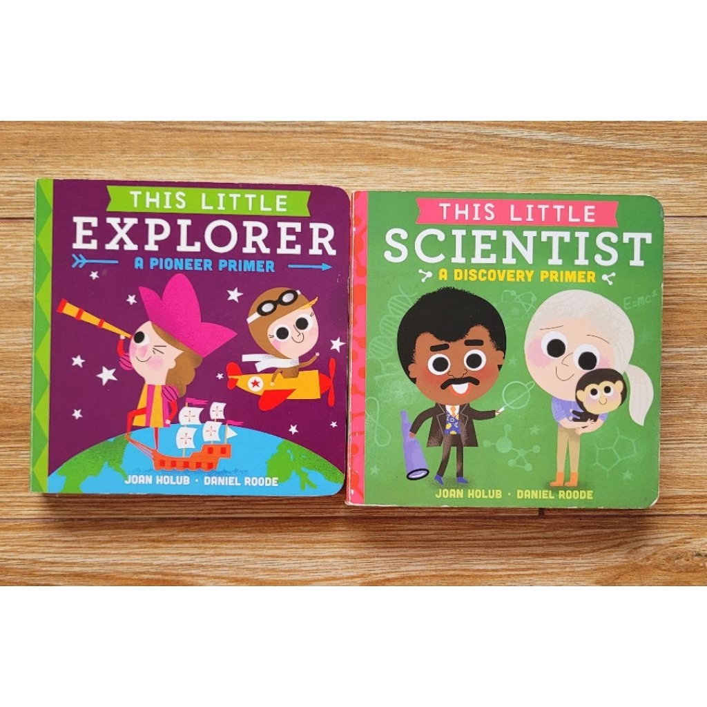 PRELOVED Boardbook Original A Discovery Primer This Little Explorer Scientist Daniel Roode Joan Holu