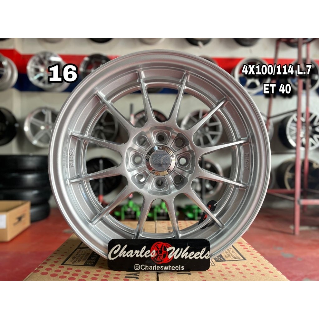 VELG SPIDER RING 16 SILVER JF LUXURY