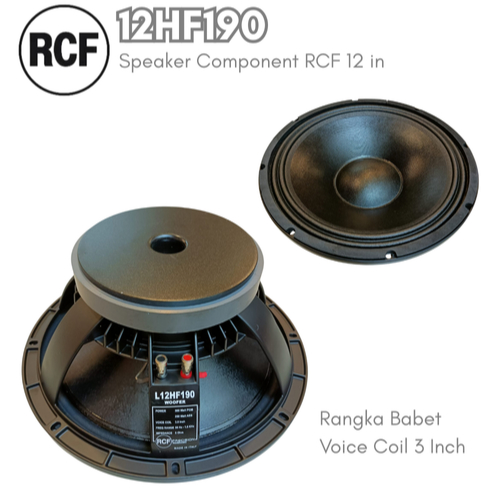 Komponen Speaker RCF 12HF190/12 HF190 12 inci Mid low