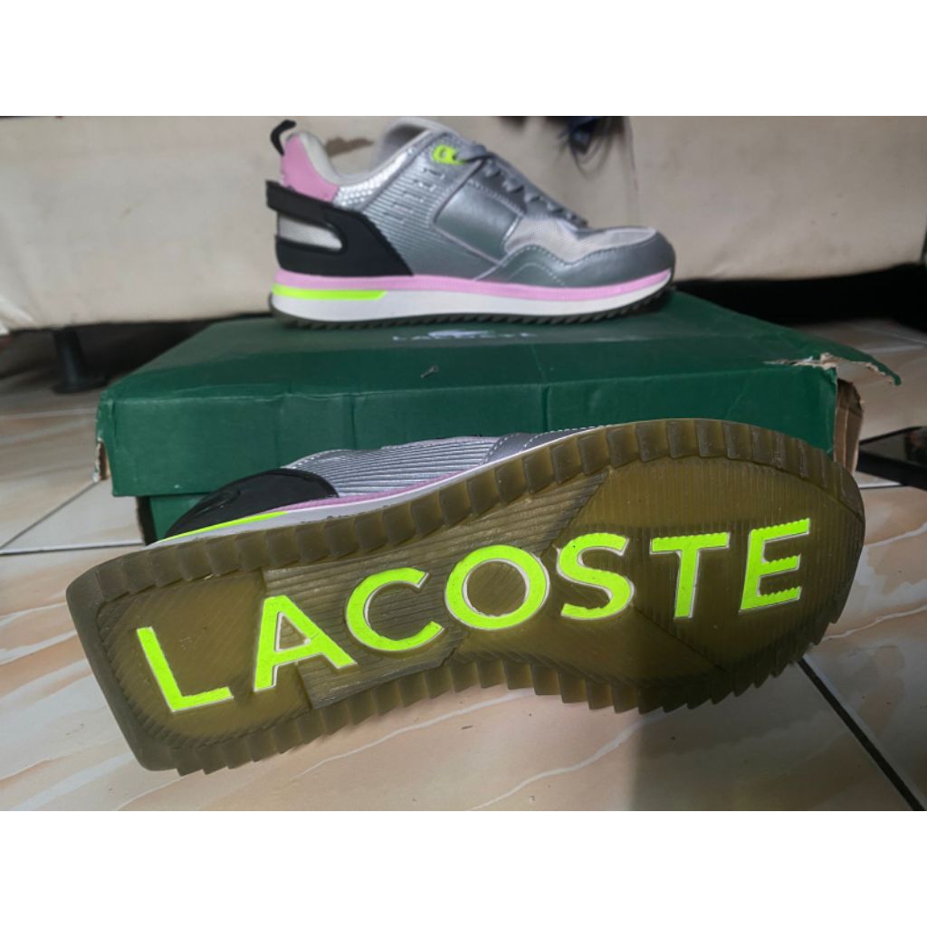 SEPATU WANITA/SEPATU OLAH RAGA/SEPATU LACOSTE/LACOSTE/LACOSTE ORIGINAL