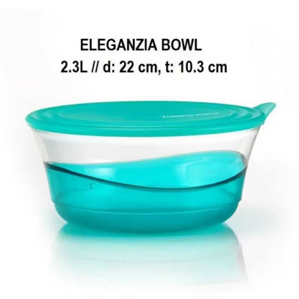 Eleganzia bowl 2,3L & 1,5 L tupperware