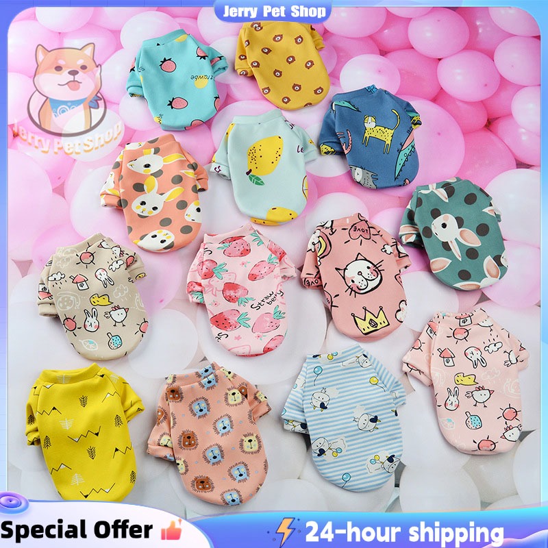 Baju Kucing Anjing Cowok Cewek Lucu Bulu Kecil - baju kucing lucu-baju anjing cny - baju anak kucing