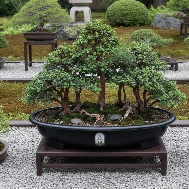 40cm Pot Tanaman Bonsai Premium Kokoh Pot Tanaman Hias Pot pohon Bonsai