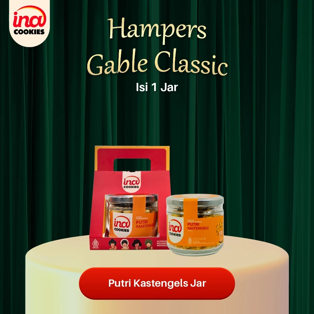 Hampers JAR INA MINIS Kue kering Lebaran Premium Ina Cookies