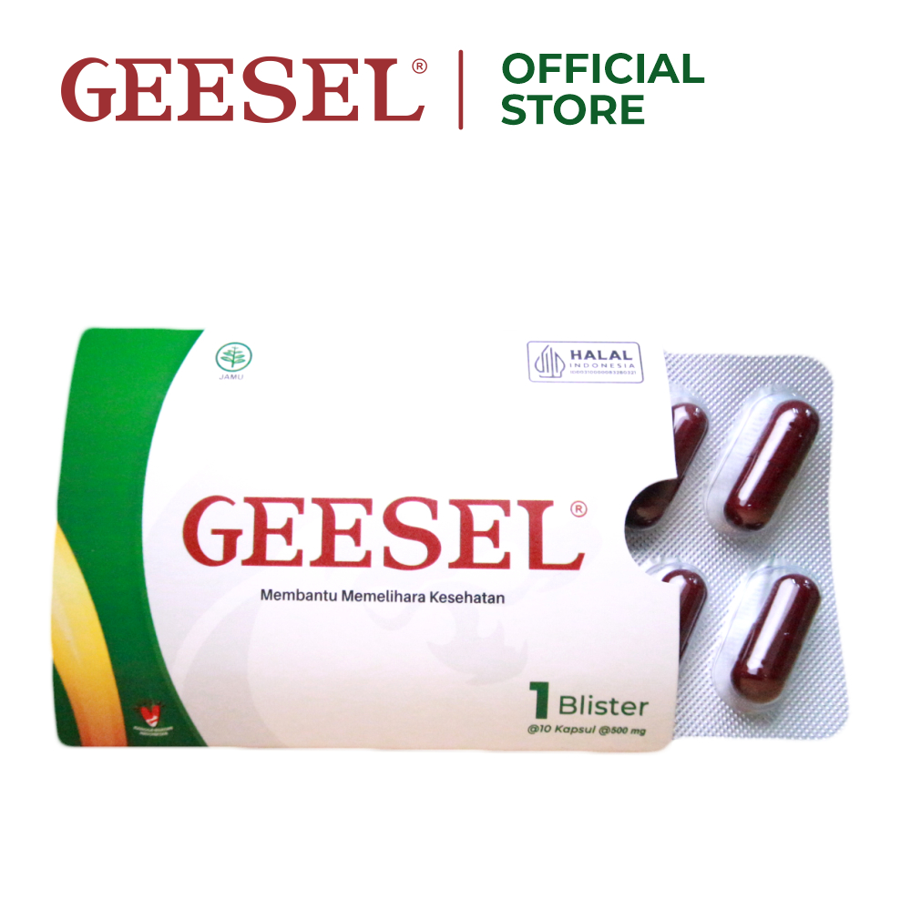 GEESEL Superfood Teripang Gamat Emas 1 Blister