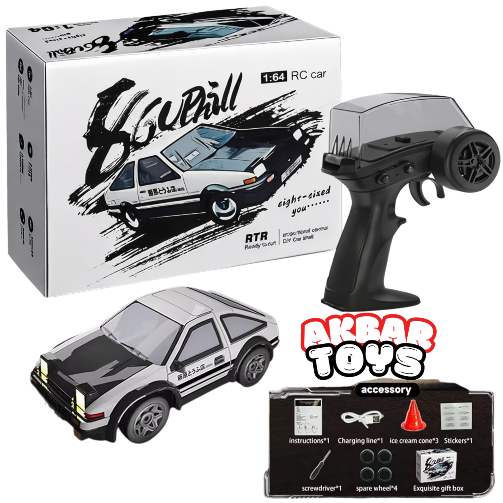 Mobil RC MINI DRIFT Mobil Drift Remote Control FULL PROPO Skala 1:64 2.4Ghz