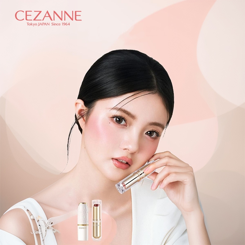 CEZANNE 2PCS Lipstick Set Matte + Moisturizing lipstick Long-lasting color Hydration Smooth texture 